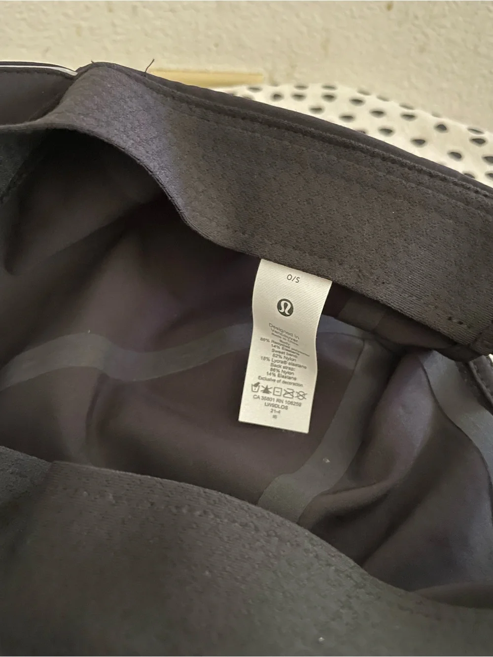 lululemon athletica Black Performance Baseball Cap